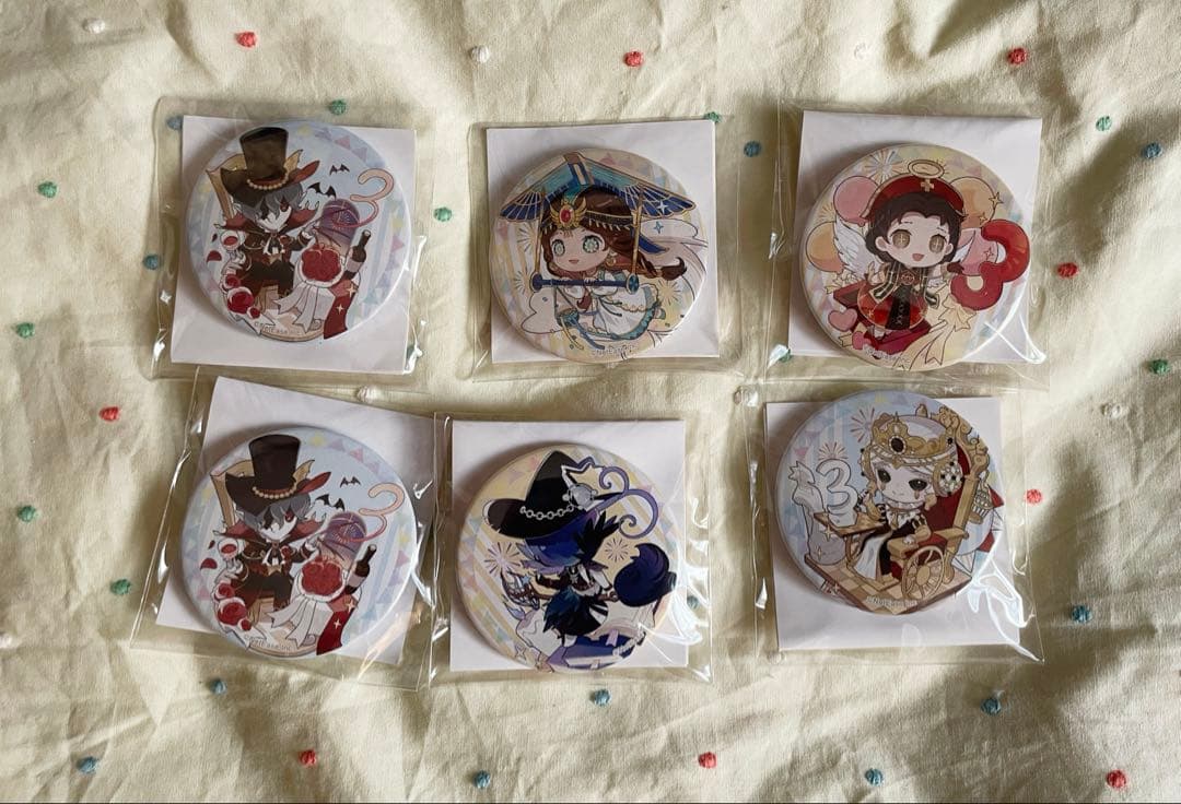 identityV 第五人格　スイパラ　3周年　缶バッジ6点セット