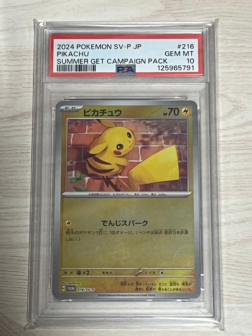 【PSA10】ピカチュウ 216/SV-P PSA10鑑定済〕ピカチュウ【P】{216/SV-P}
