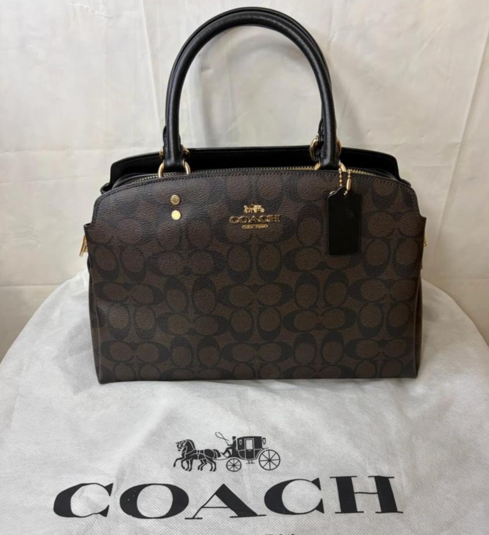 A*ん様 COACH コーチ F 91495 2WAY レザーシグネチャーハンド COACH コーチ レディース 2WAYバッグ ショルダー ハンドバッグ