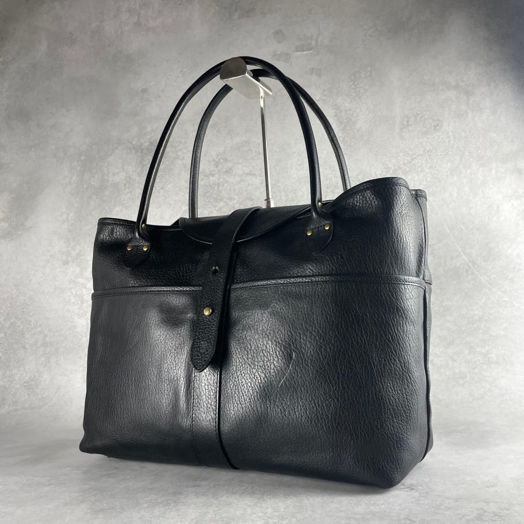 入手困難✨ フェリージ ヘルメットバッグ A4資料 メンズ ビジネスバッグ 黒色