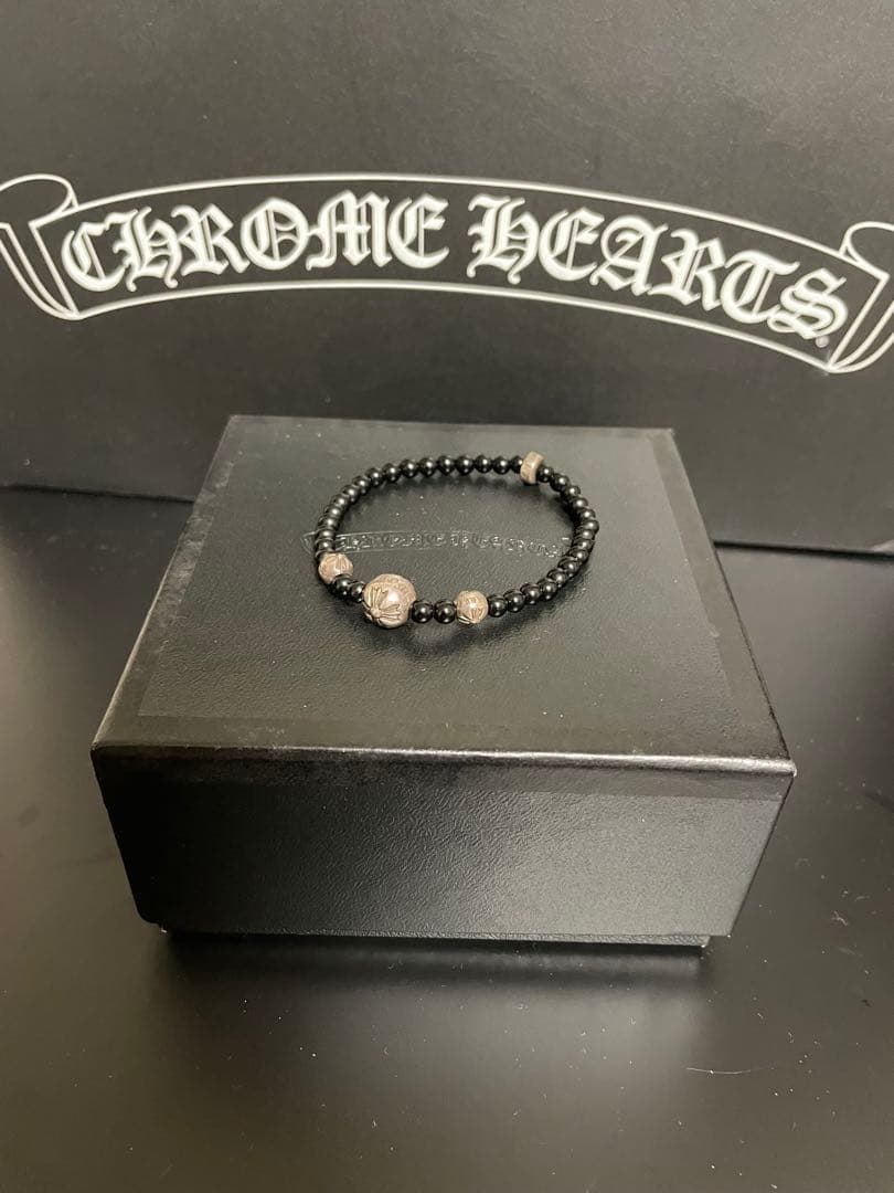 クロムハーツ　BEAD 12 4mmビーズブレスレット