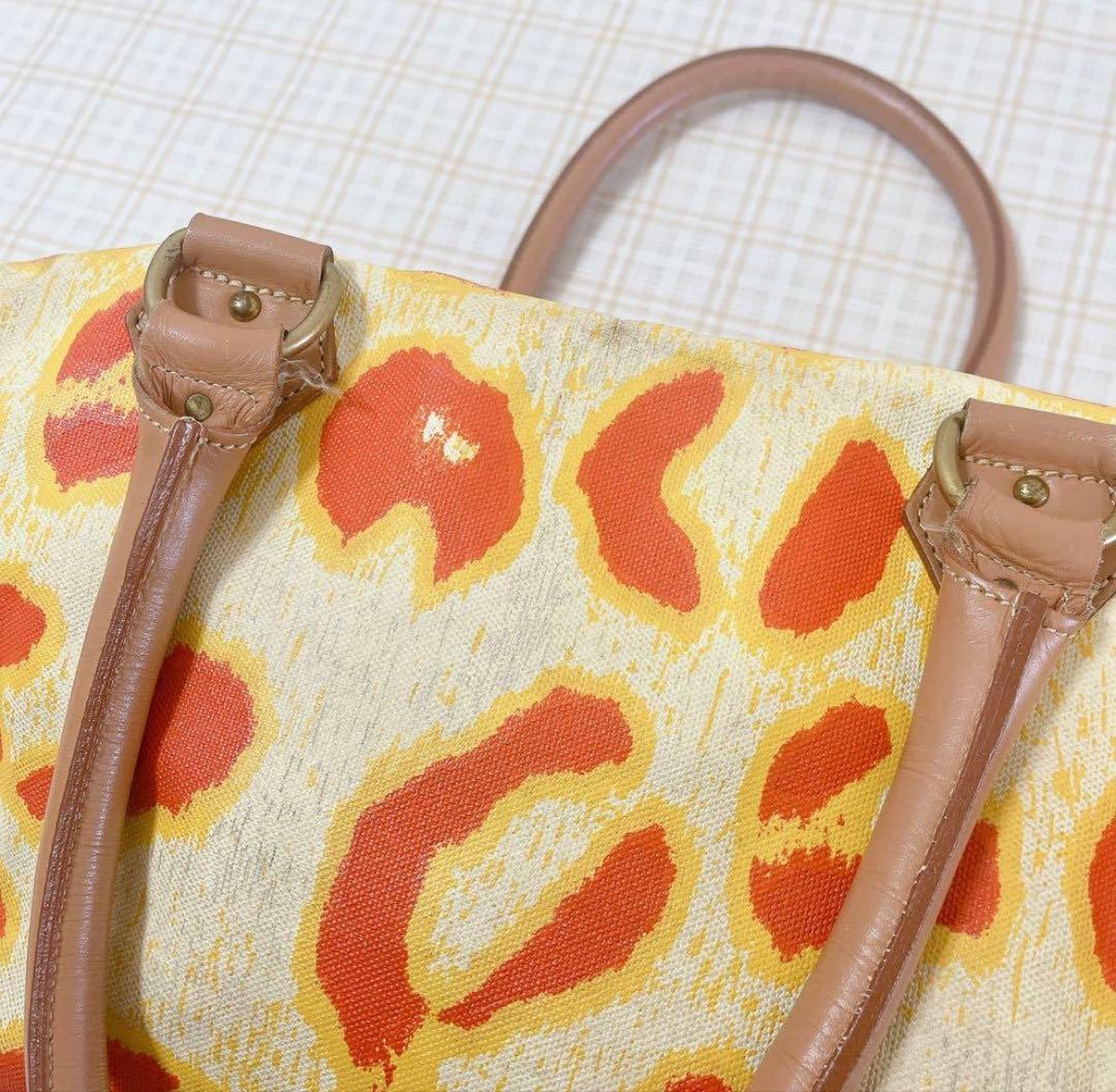超希少VivienneWestwood ヴィヴィアン レオパード柄ボストンバッグ