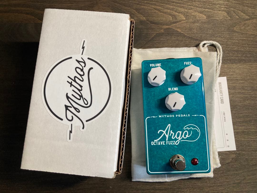 Mythos pedals ARGO オクターブ　ファズ