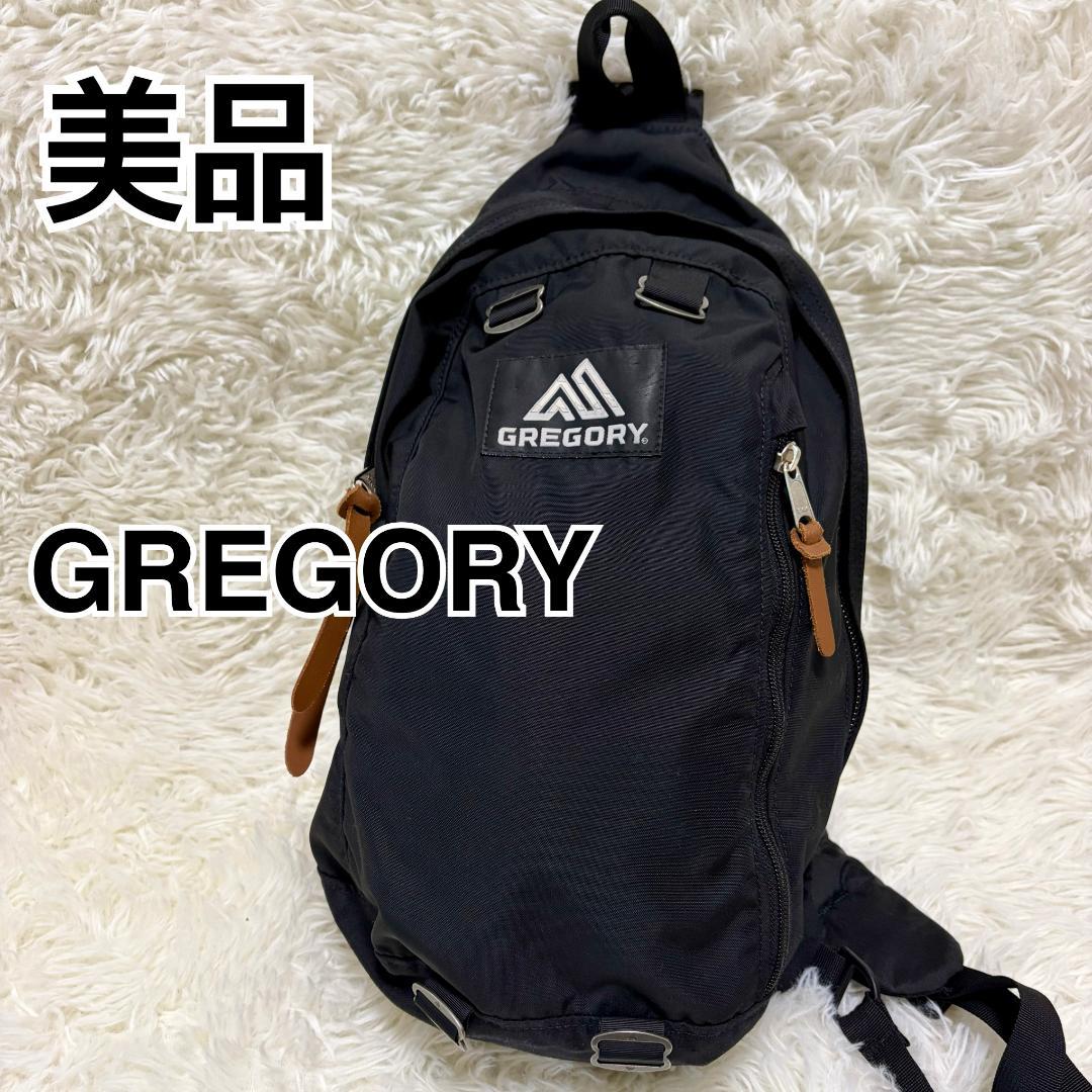美品 GREGORY SPIN SLING V2 斜めかけ ボディバッグ 黒