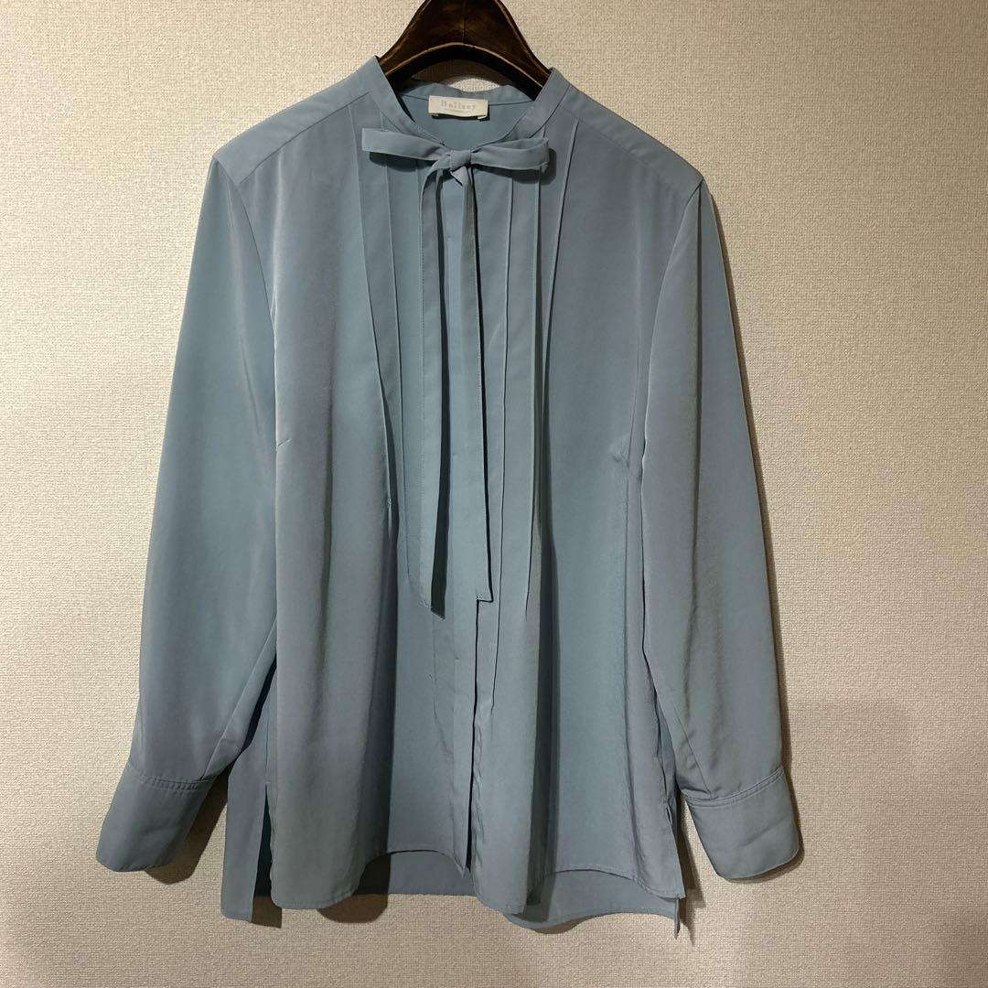 TOMORROWLAND ボールジィ♡クリアデシン ボウタイブラウス 水色 TOMORROWLAND ボールジィ♡クリアデシン ボウタイブラウス 水色 - メルカリ