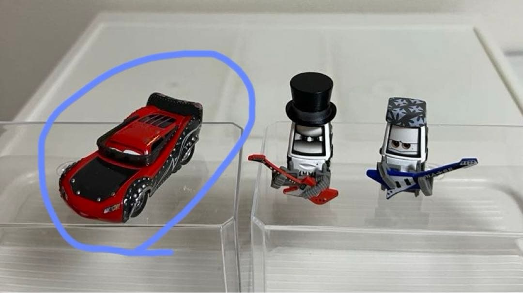 カーズ、ミニカー（マテル）ヘビメタマックイン Amazon | Disney カーズ マテル Cars カラーチェンジ ミニカー 3個