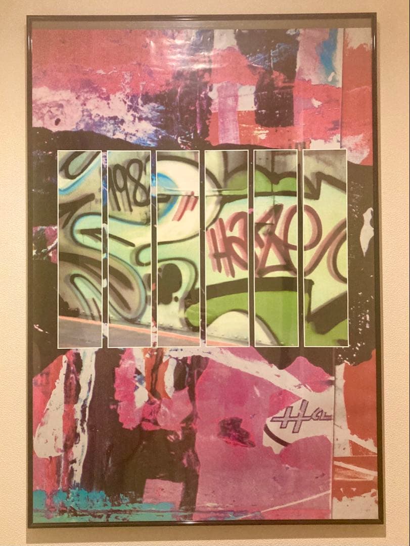 ERIC HAZE 90s Poster ポスター 額付き 非売品 当時物 90s 90年代 ポスター インテリア 雑貨 アキラ バンド 音楽