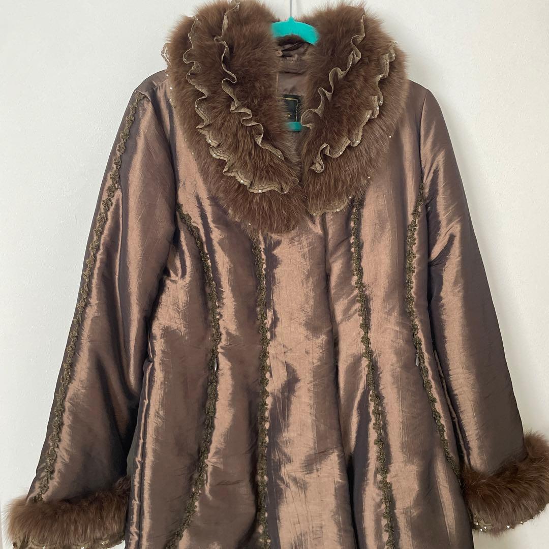 kazuchan　スーパービューティー　ブルーフォックスダウンコート kazuchan様専用 スーパービューティー ブルーフォックスダウンコート