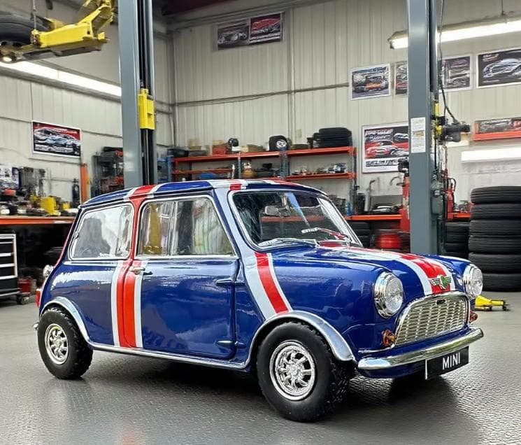 1/18 ユニオンジャック ミニ ミニクーパー ダイキャストメタル