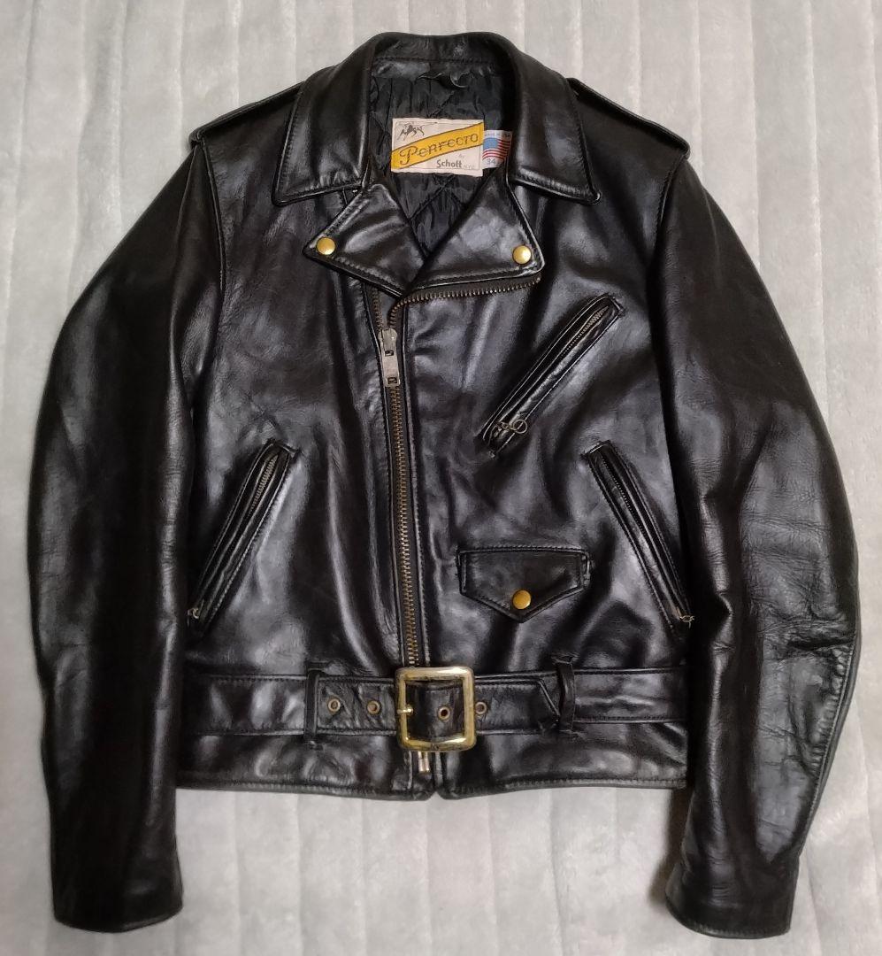 GOLDワンスター】schott 613 牛タグ 70s（ゴールドスナップ