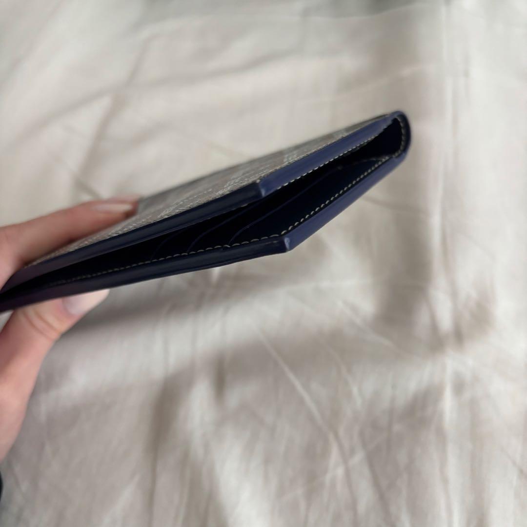 ムックムック様専用】Goyard ネイビー 長財布 付属品完備 - メルカリ