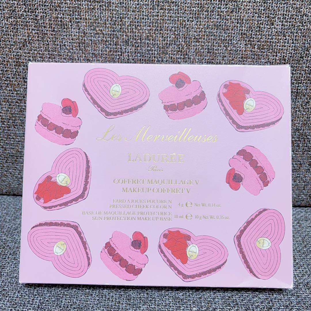 新品未使用 ラデュレ プレストチークカラー N 111 刺繍ポーチ 限定セット