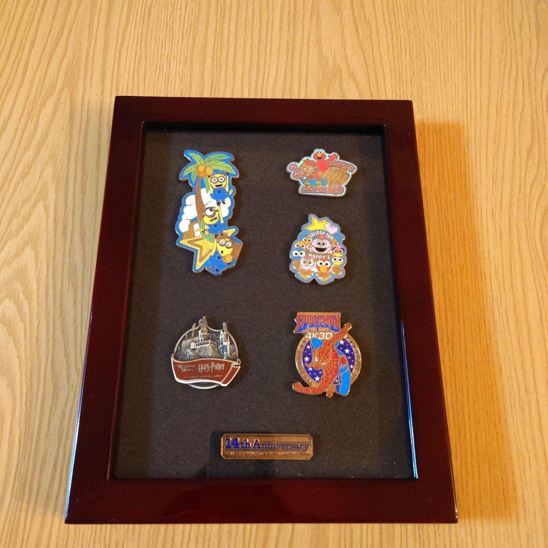 ユニバーサルスタジオジャパン usj ピンバッジ 14周年 ハリーポッター