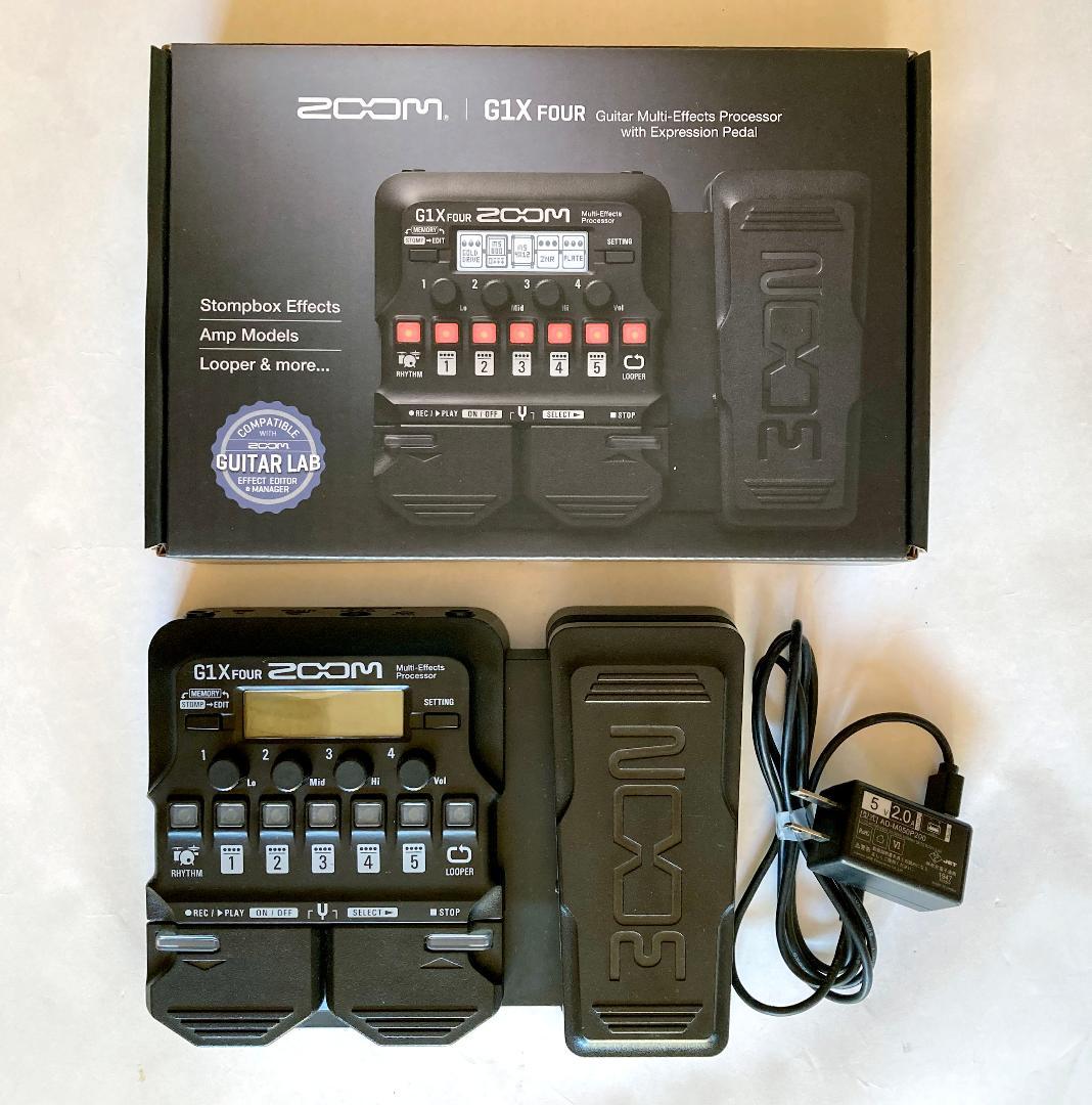 ZOOM G1X FOUR マルチエフェクター ACアダプタ付き