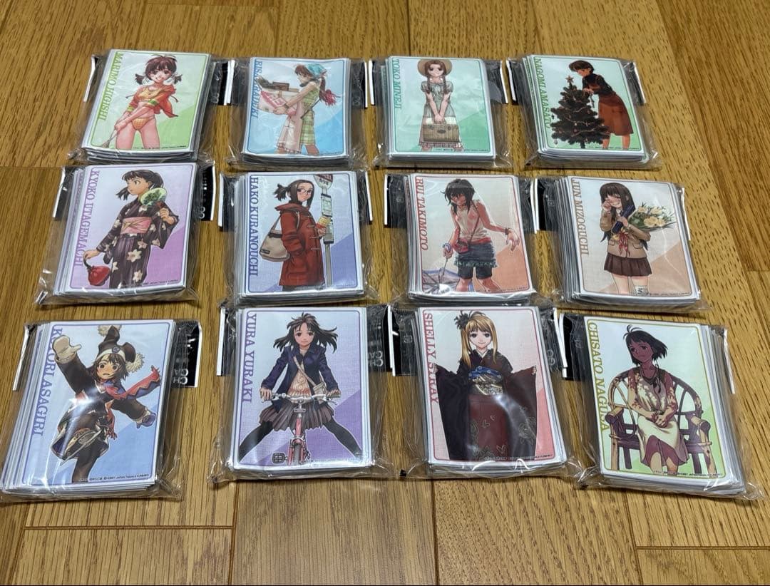 田中久仁彦イラストレーション カードスリーブ ぎゃざガール 全12種セット