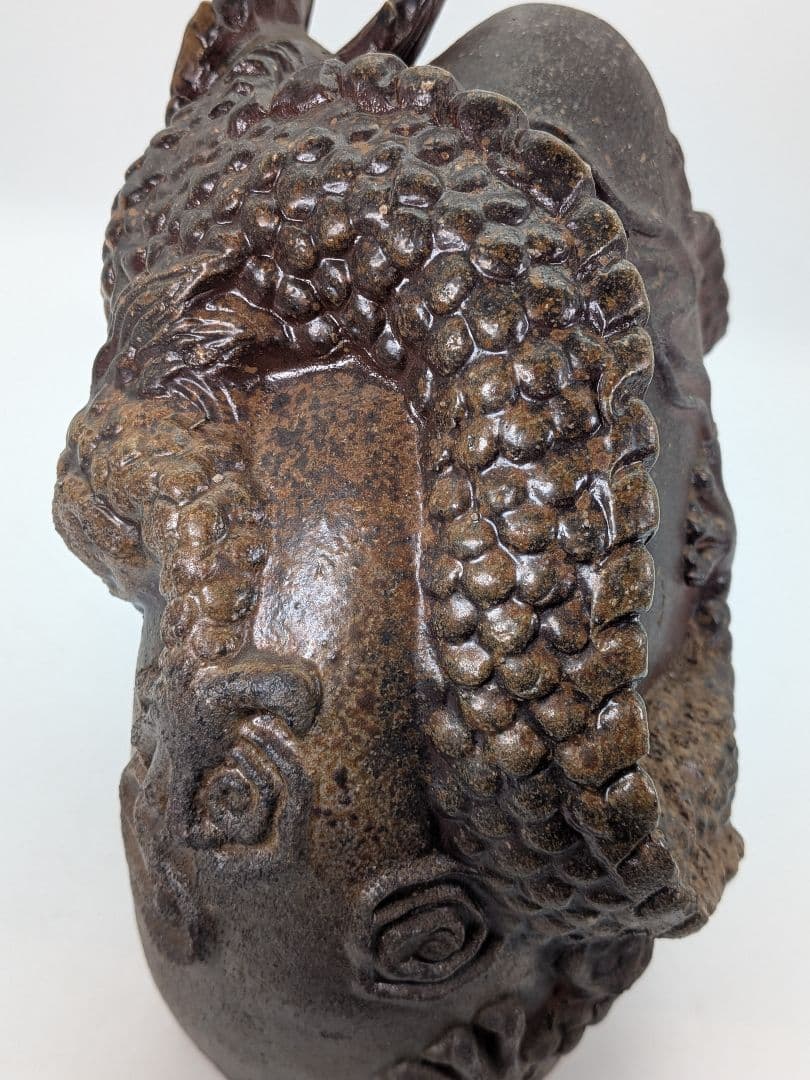 廬山窯 武用君彦 備前干支置物「戊辰」 共箱共布栞 備前焼 辰