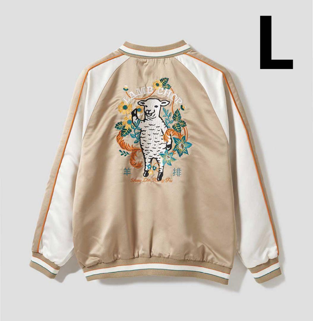 フラワーカンフーラムチョップ｜スカジャン 男女兼用 L 新品