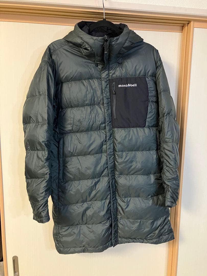 モンベル　スペリオダウン　トラベルコート　Mサイズ リバーシブル　綺麗