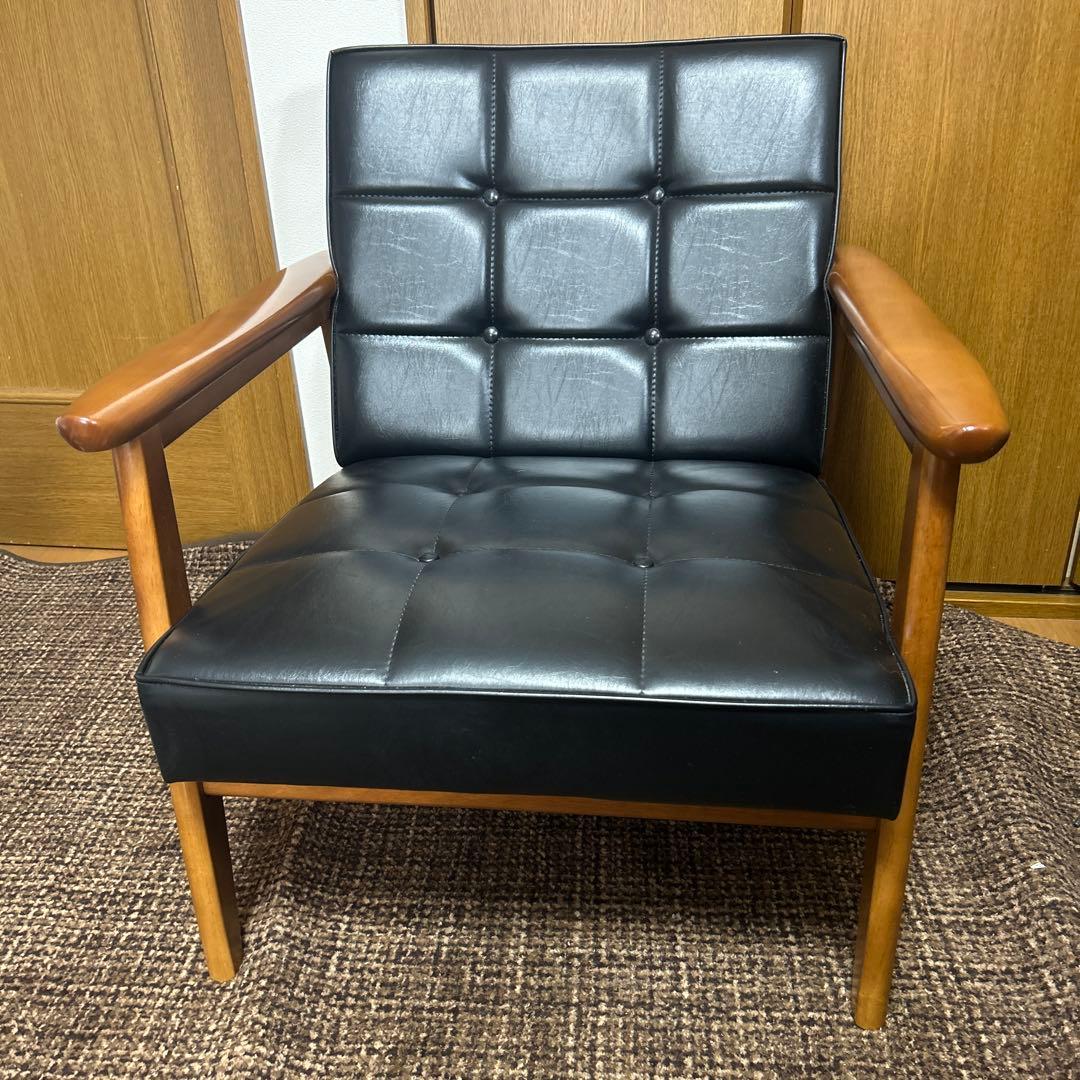 最終価格 カリモク60 Kチェア 1シーター ブラック スペアパーツ付き