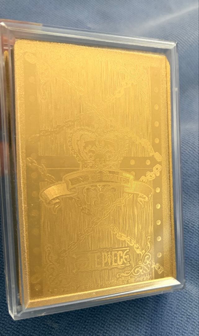 ★希少★ワンピース ONE PIECEゴールドトランプ