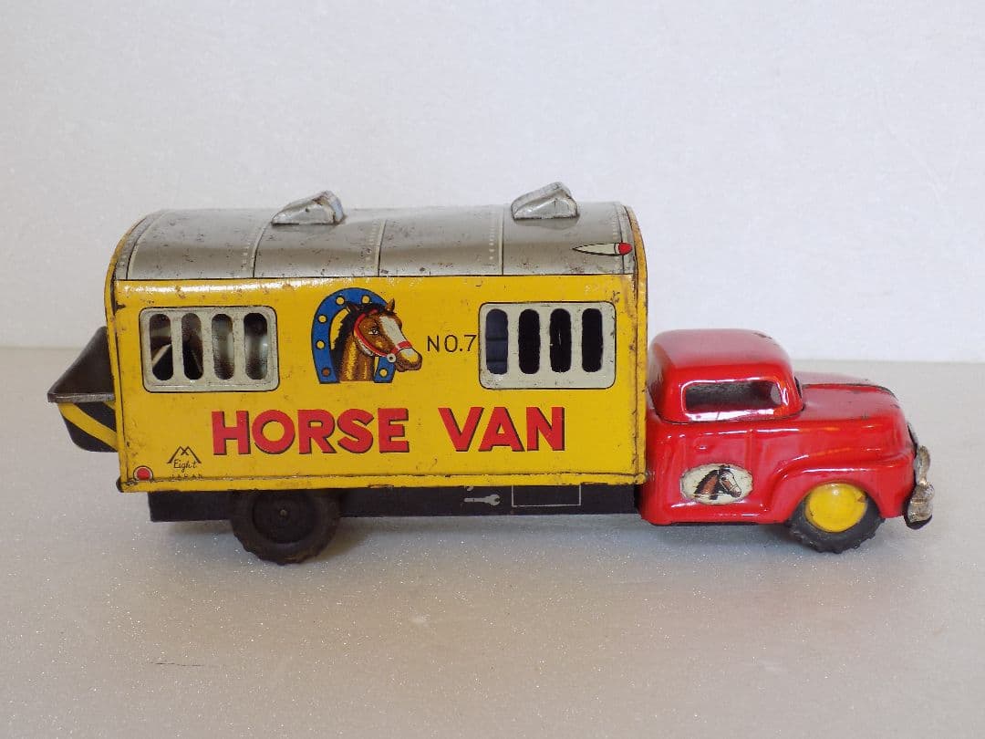 ✨️本日限定価格　希少珍品　ブリキ　【HORSE VAN】フリクション