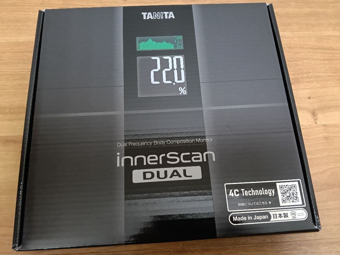 【未使用】TANITA innerscan DUAL 体脂肪計　体重計 タニタ