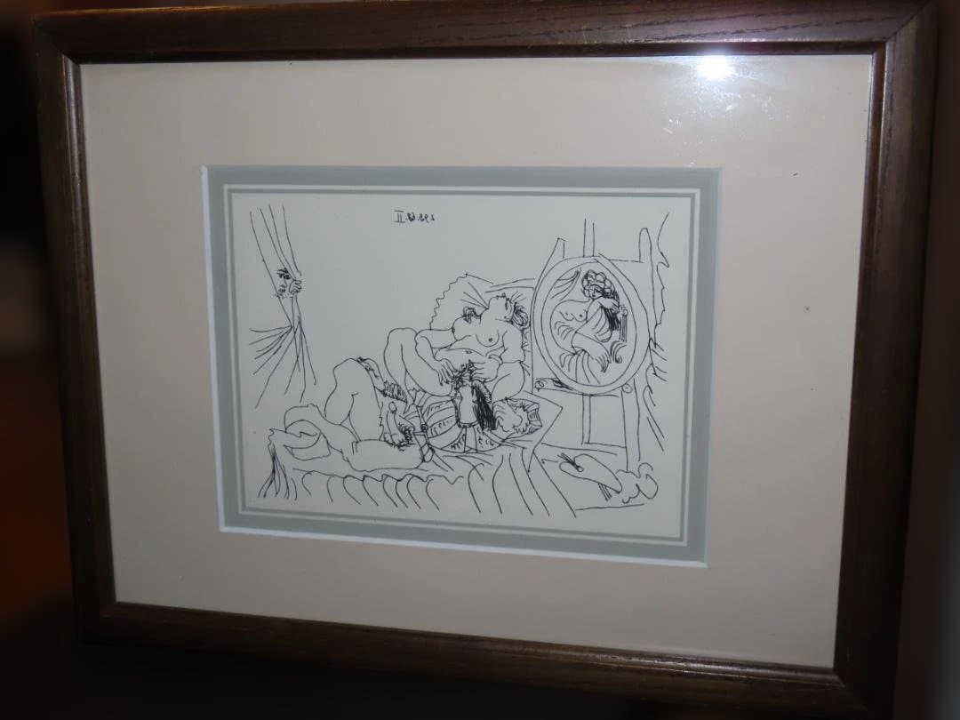 2 パブロ・ピカソ　ラファエルとフォルナリーナ II：隠れた覗き見者と