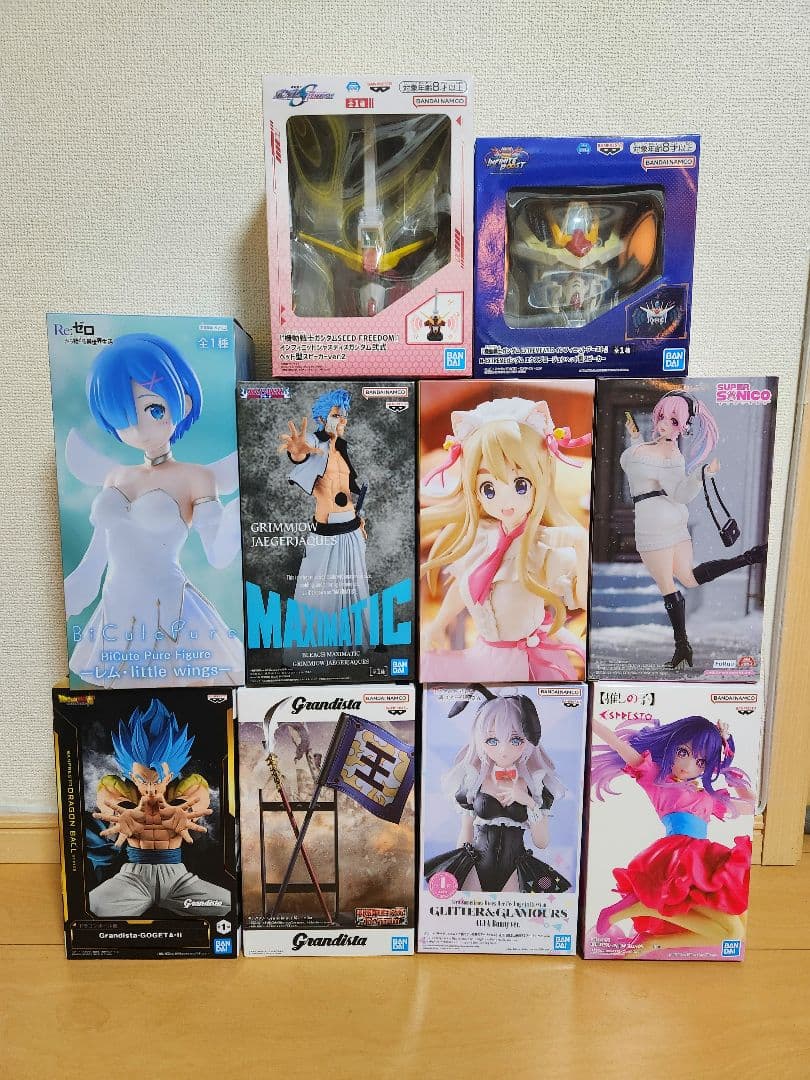 フィギュア プライズ まとめ売り 10体 最新プライズフィギュア