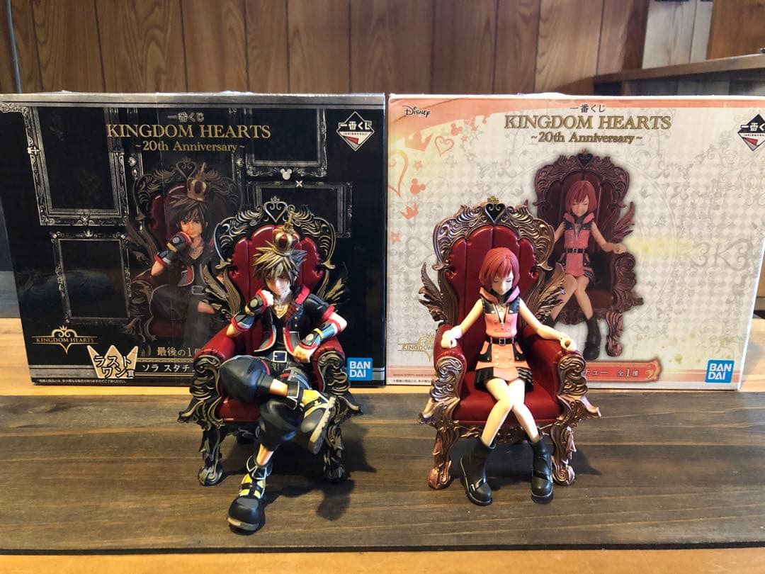 一番くじ　キングダムハーツ　ソラ（二次元彩色）、カイリ