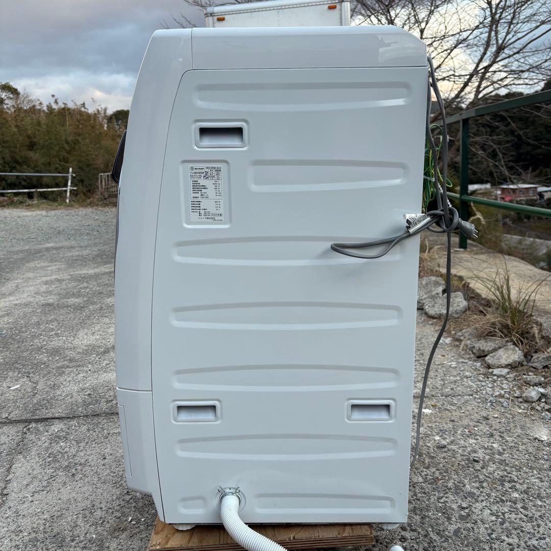 寺222 SHARP ドラム式洗濯乾燥機 ES-S7J-WL 2024年製 - メルカリ