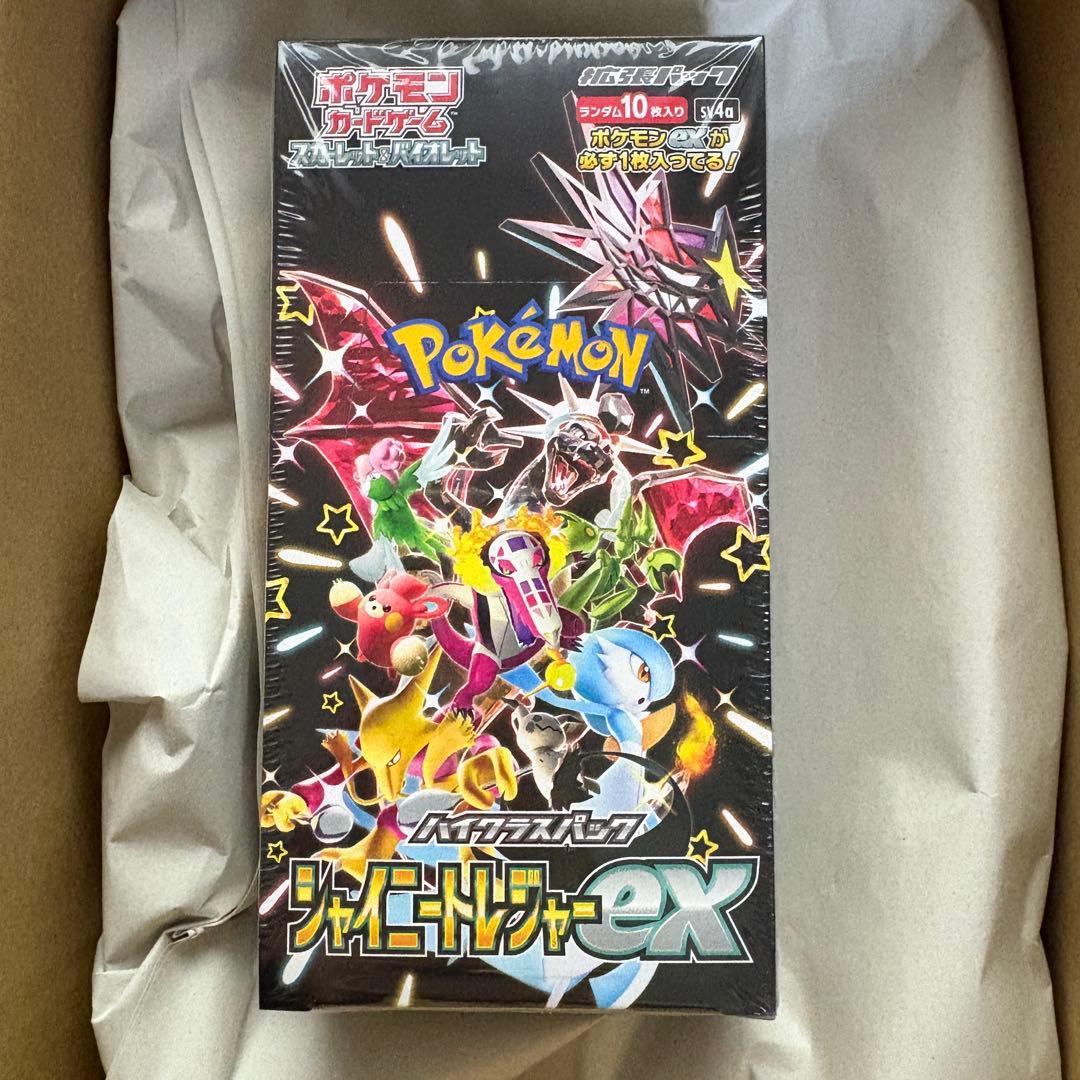 ポケモンカードゲーム　シャイニートレジャーex 1BOX シュリンク付き　納品書