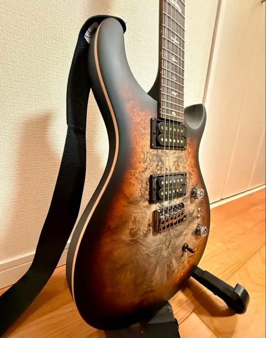 【美品】PRS SE CUSTOM 24-08 POPLAR BURL