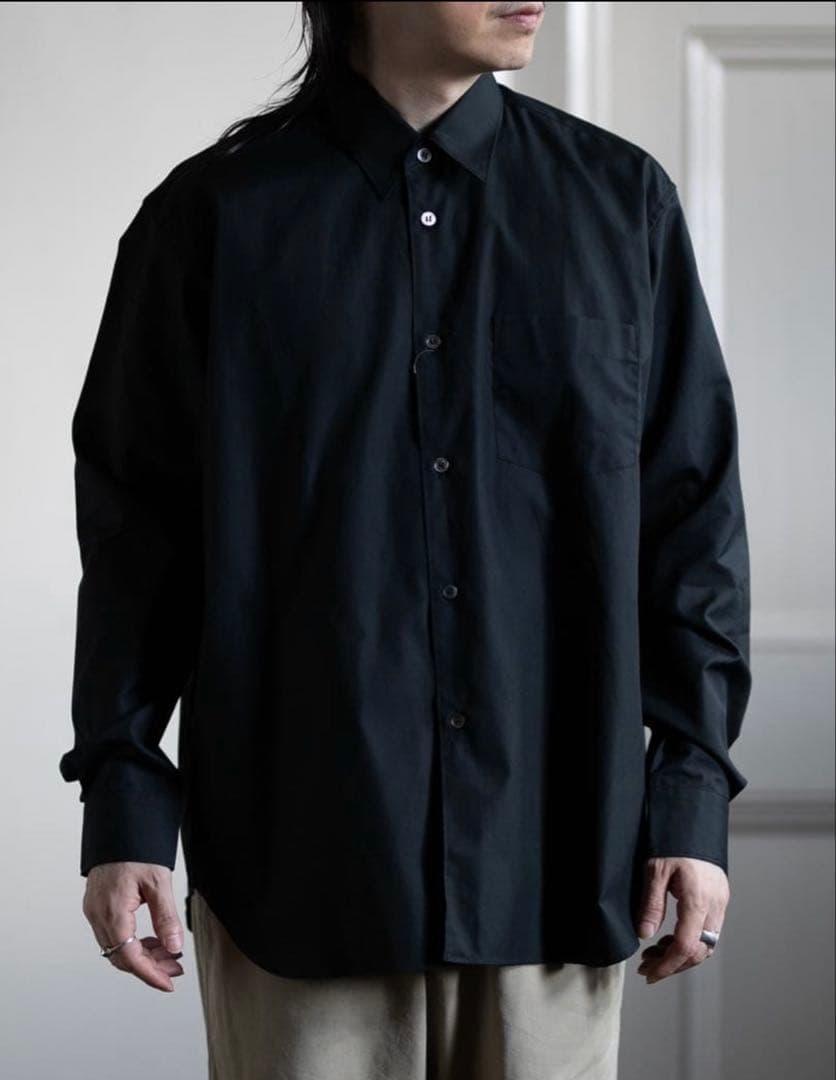 再投稿！　Sans limite ブラック 長袖シャツ