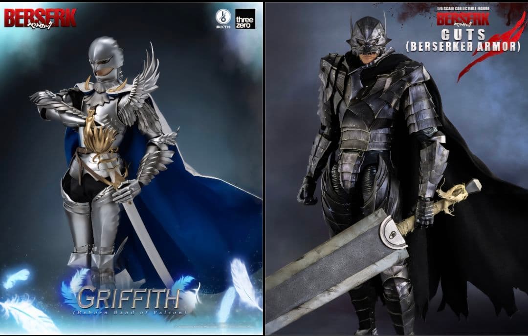 スリーゼロthreezeroベルセルク ガッツ(狂戦士の甲冑)新生鷹 グリフィス ベルセルクガッツ（狂戦士の甲冑） – threezero store