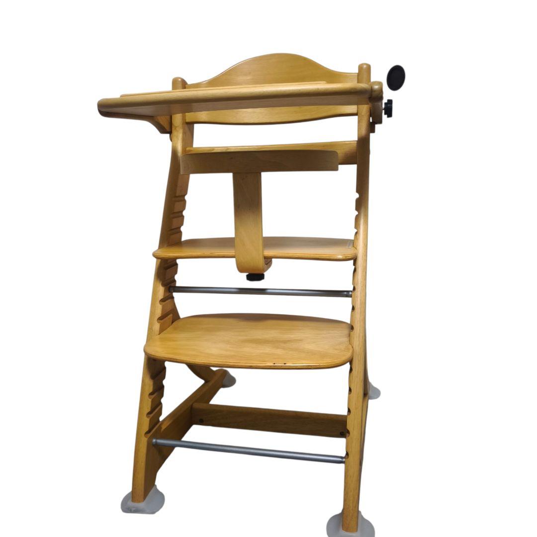 大和屋 すくすくチェアスリムプラス テーブル ガード付 ベビーチェア