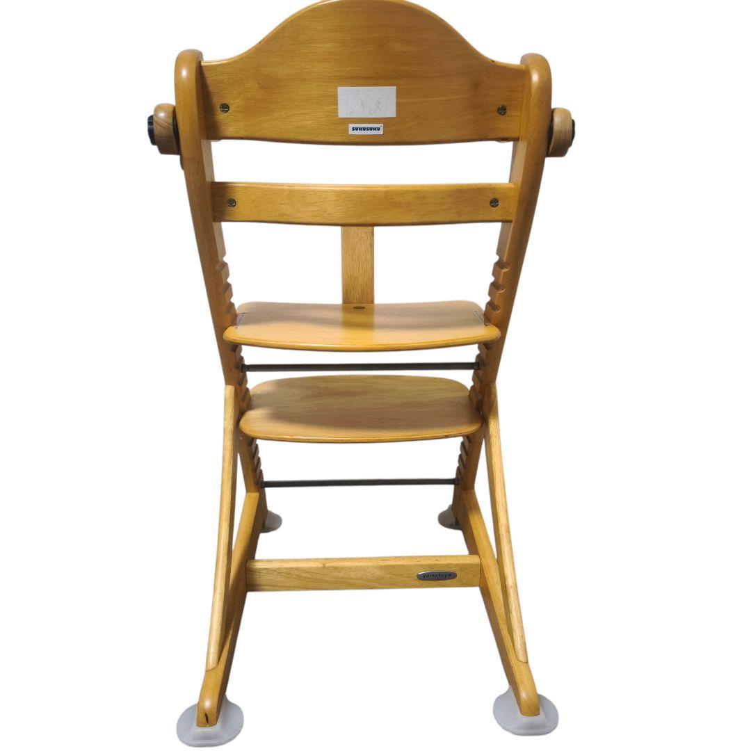 大和屋 すくすくチェアスリムプラス テーブル ガード付 ベビーチェア
