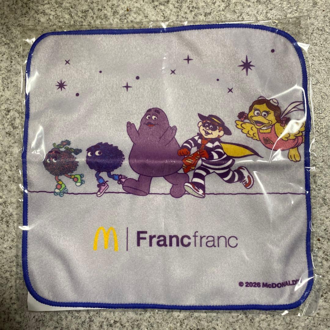 マクドナルド キャラクター タオル - メルカリ