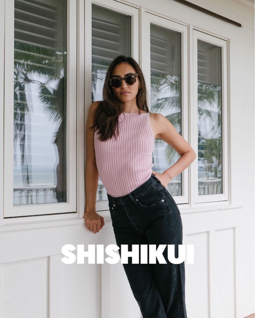 THE SHISHIKUI ニットキャミ ピンク - メルカリ