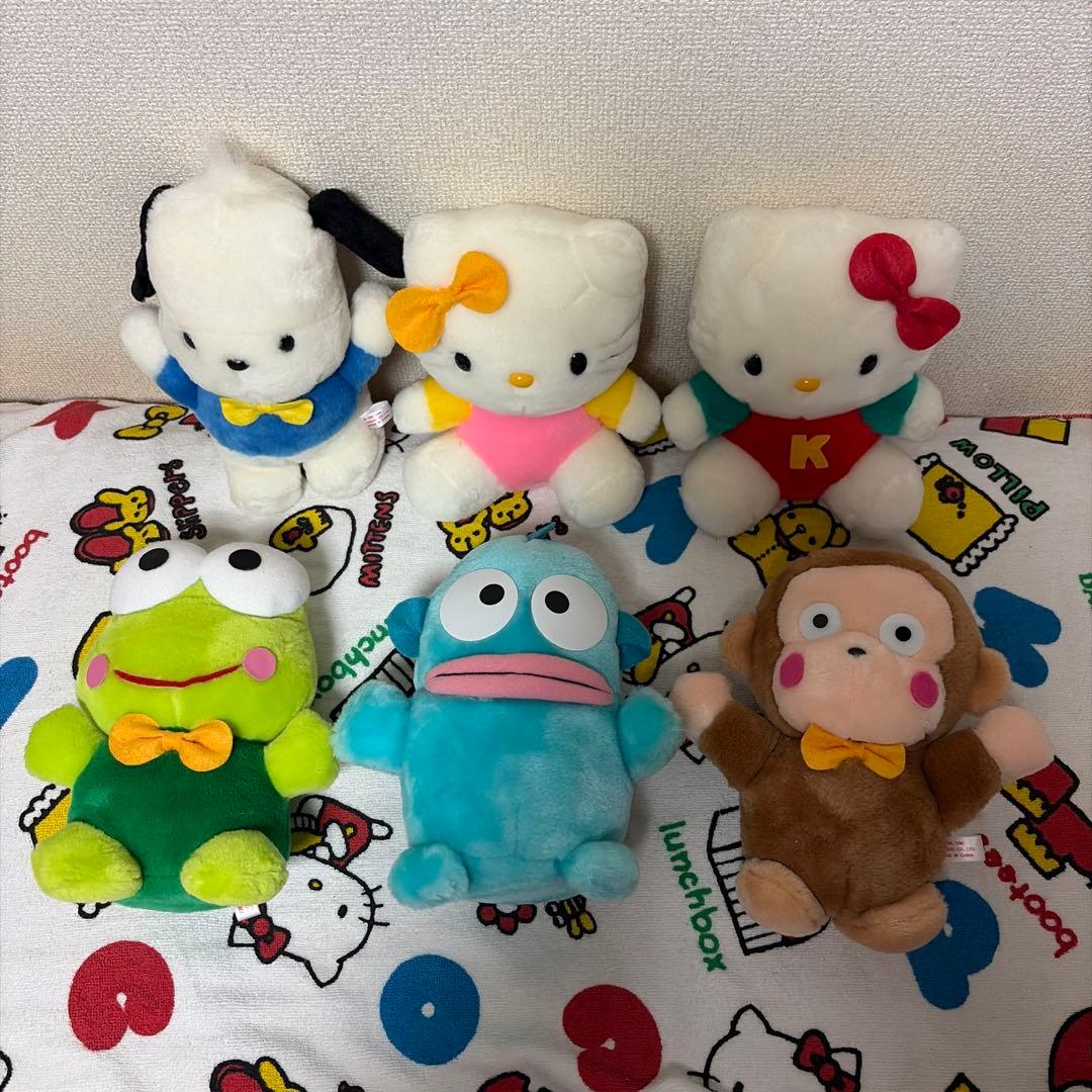 レトロ】SANRIO 1996年 人気シリーズ キャラクターズ ぬいぐるみ