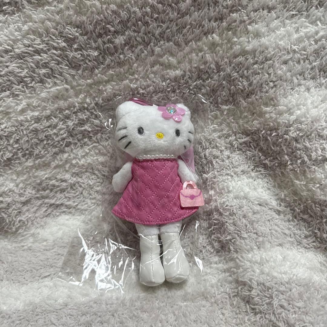 ハローキティ スタイルアップマスコット ピンクキルト 足長 ぬいぐるみ