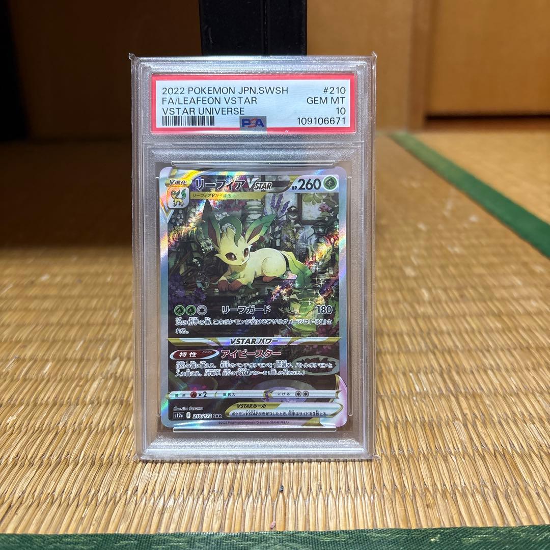 リーフィア VSTAR SAR #210 GEM MT 10