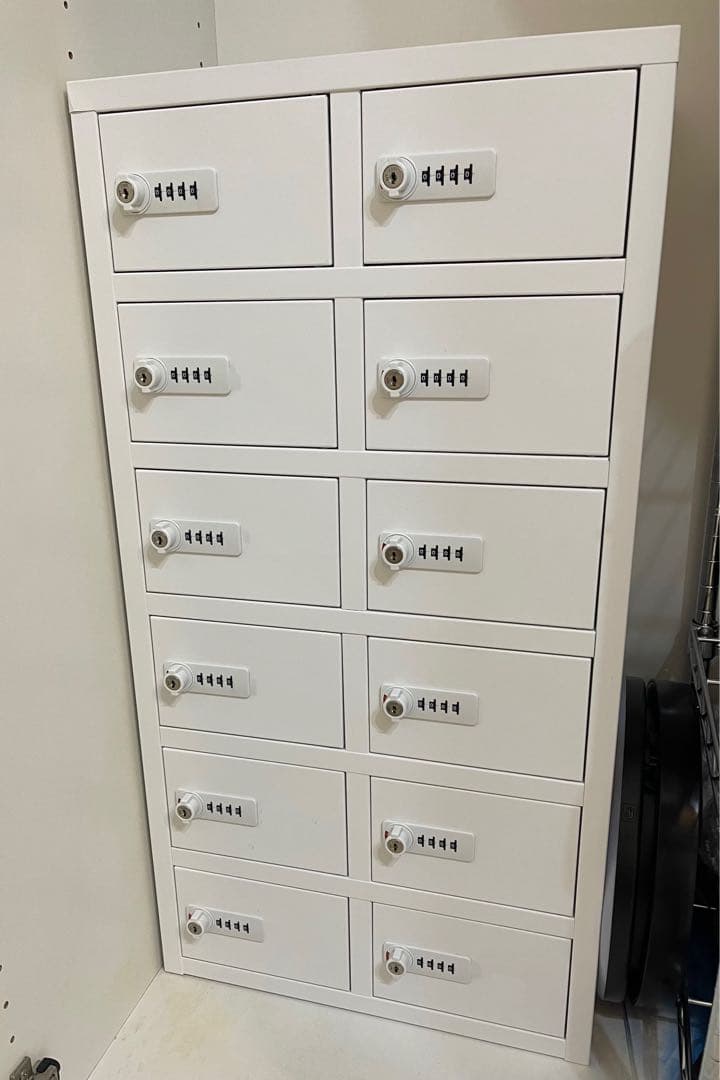 LOOKIT 貴重品ロッカー 2列6段 12人用 ダイヤル錠 金庫 スチール 白 Amazon.co.jp: LOOKIT 貴重品ロッカー 2列6段 12人用 ダイヤル錠 金庫