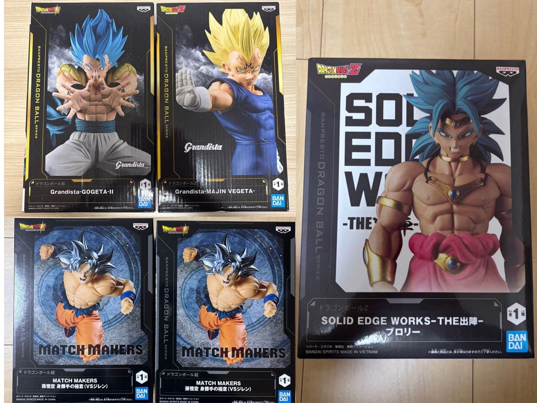 ドラゴンボール Grandista 魔人ベジータ ゴジータ フィギュアセット