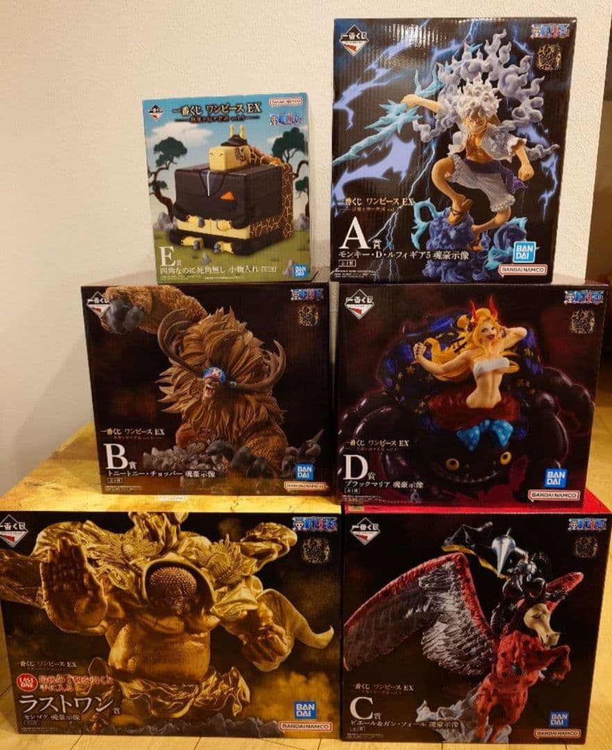 一番くじ ワンピース A B C D E ラストワン フィギュア 悪魔を宿す者達