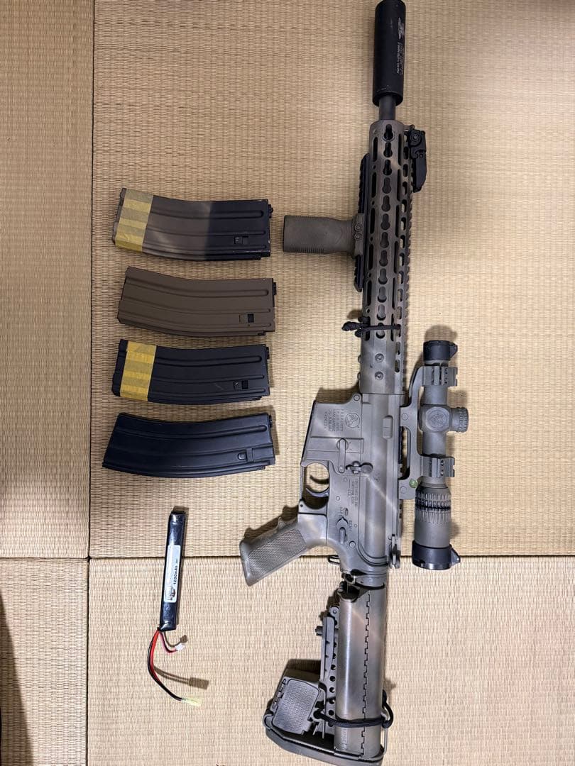 東京マルイ 次世代CQB-R 初速85 マグ4 スコープ付