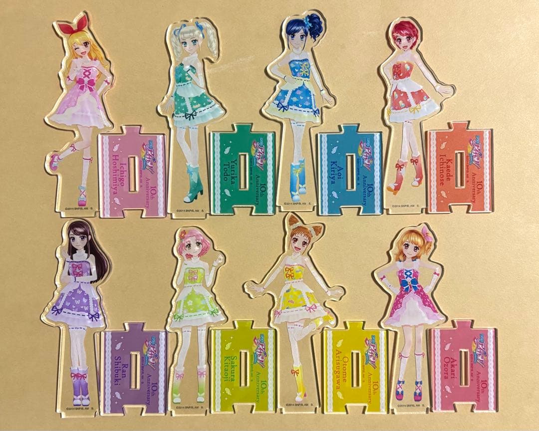 【アイカツ！】シュガーコーデ アクリルスタンド コンプリート