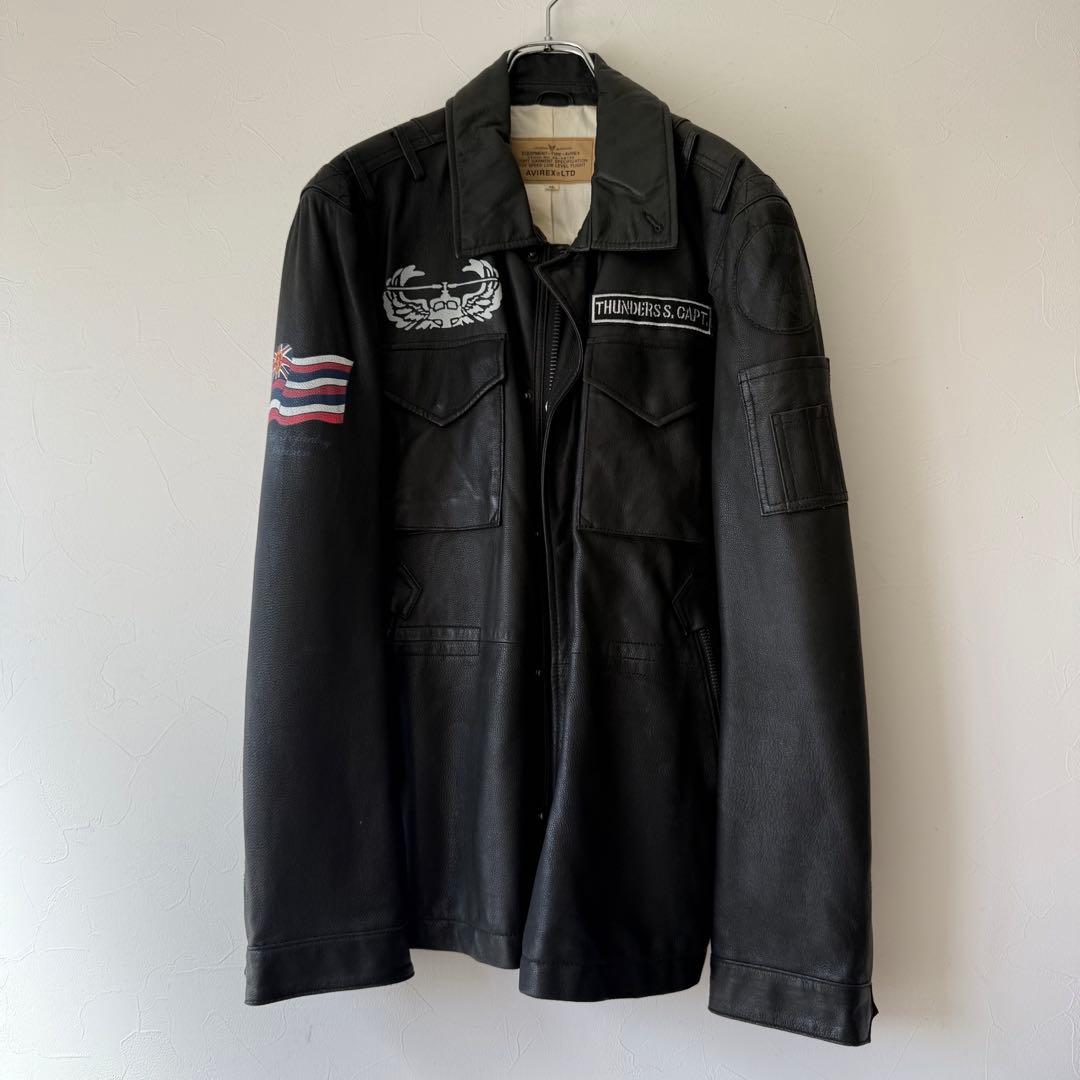 中古　アヴィレックス　サンダーベイ　レザージャケット