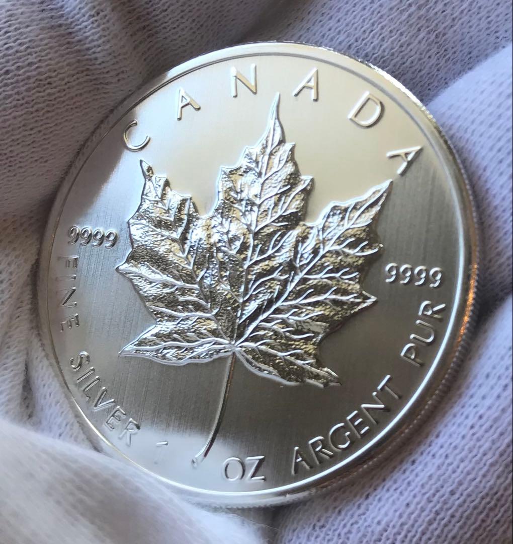 カナダ 1オンス 銀貨 5ドル エリザベス2世