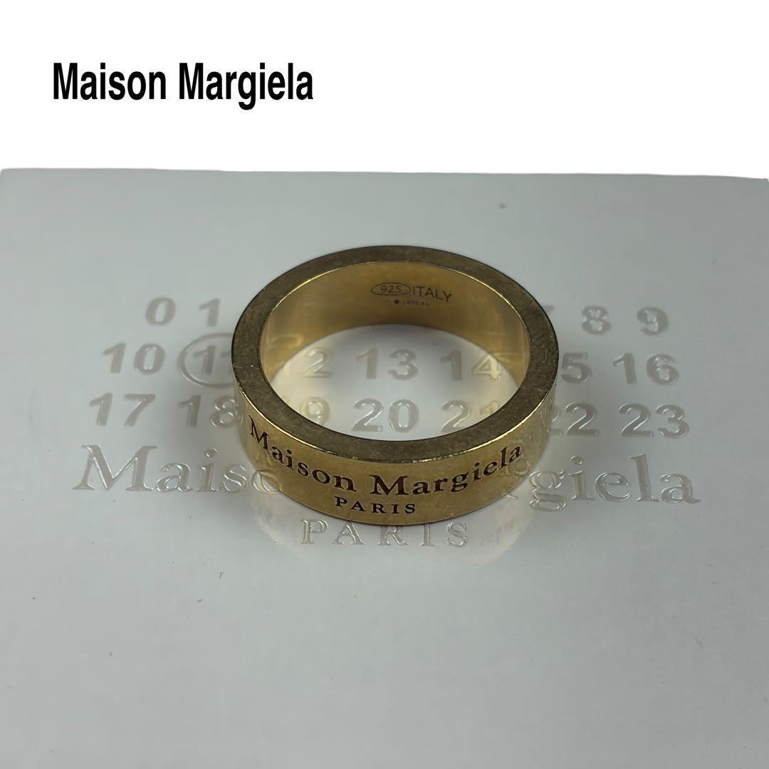 未使用 Maison Margiela ゴールド リング シルバー925 指輪