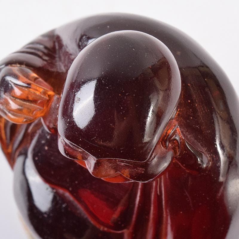 中国 琥珀彫刻 大黒像 仏像 置物 約169g V 8132E - メルカリ